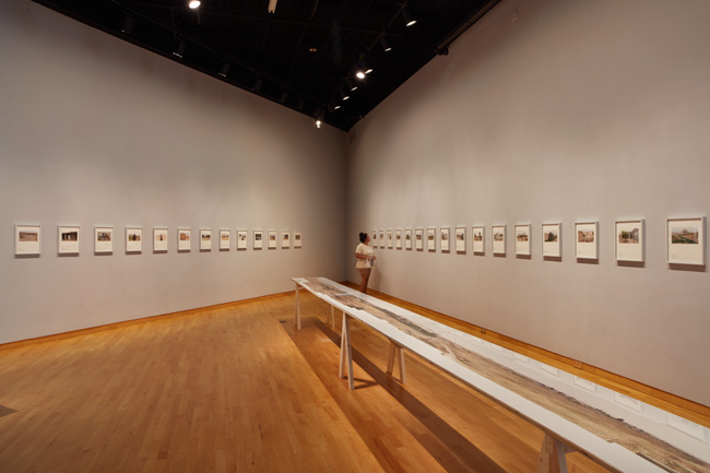 Installation view of Miki Kratsman: People I Met exhibition at USF Contemporary Art Museum. Photo: Will Lytch.