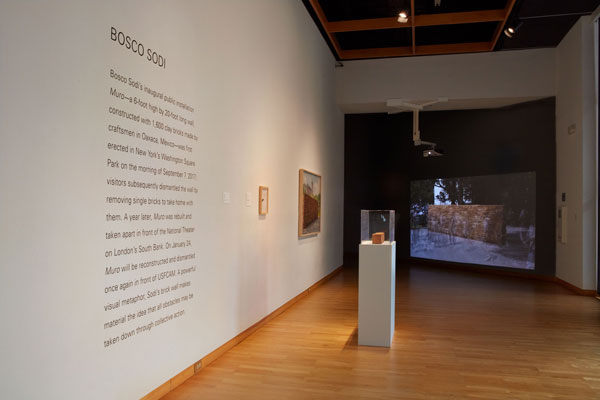 Bosco Sodi, Muro (documentation), 2017-2019. USF Contemporary Art Museum. Photo: Will Lytch.