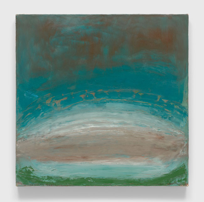 Jesse Murry, Untitled (Rising/Abyss Study), 1992. Oil and wax on canvas. 20 x 20 inches (50.8 x 50.8 cm). © 2022 The Jesse Murry Foundation, New York. Courtesy of The Jesse Murry Foundation, New York. Photograph by Kerry McFate.