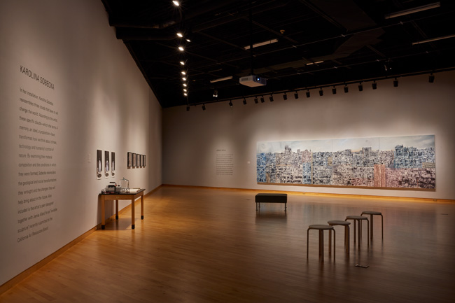 Installation view of The Visible Turn: Contemporary Artists Confront Political Invisibility exhibition at USF Contemporary Art Museum. Photo: Will Lytch.