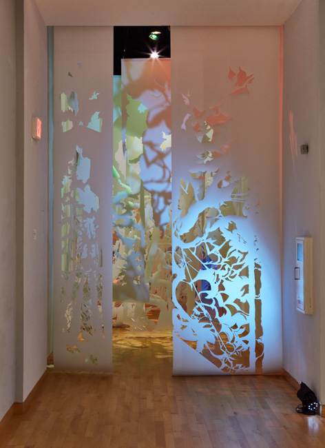 Installation view of Out To Pasture exhibition at USF Contemporary Art Museum. Work by Erin Oliver,. Photo: Will Lytch.