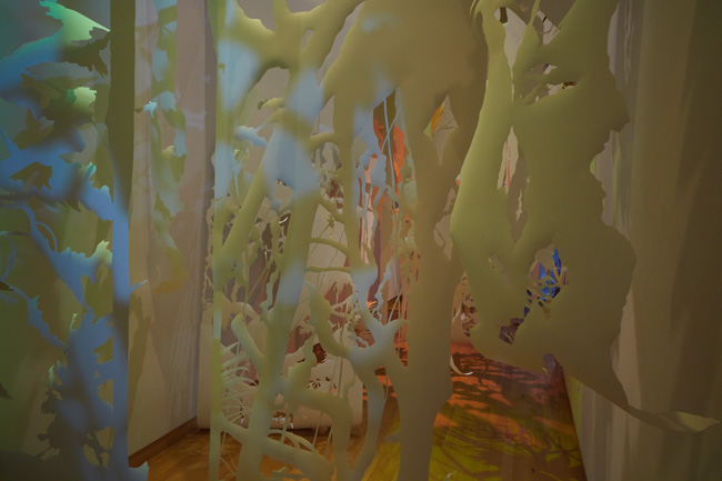 Installation view of Out To Pasture exhibition at USF Contemporary Art Museum. Work by Erin Oliver,. Photo: Will Lytch.