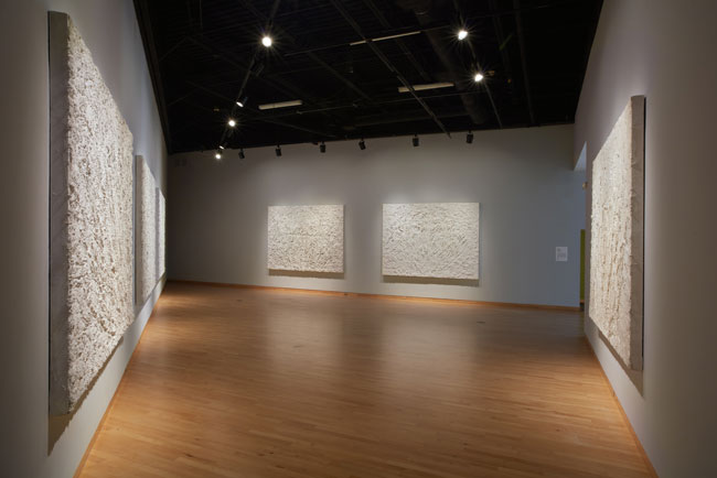 Bosco Sodi: Básico installation view at USF Contemporary Art Museum. Photo by Will Lytch.