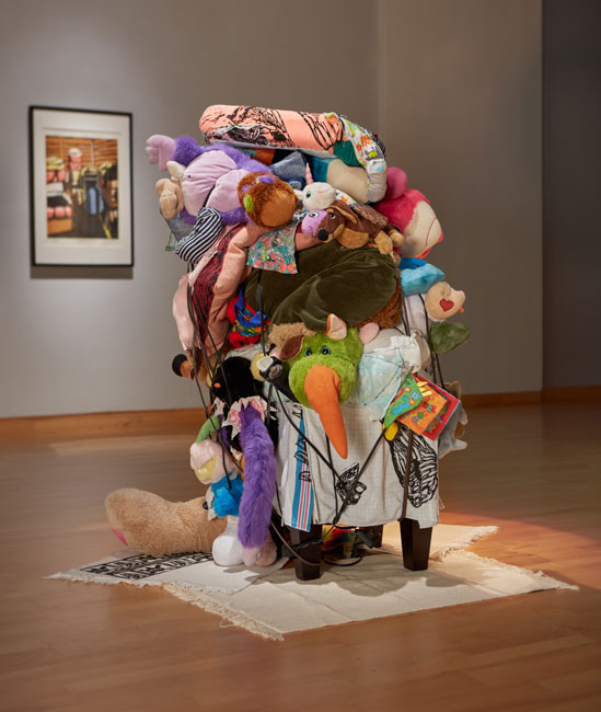 Installation view of Out To Pasture exhibition at USF Contemporary Art Museum. Work by Nadia Ivanova. Photo: Will Lytch.