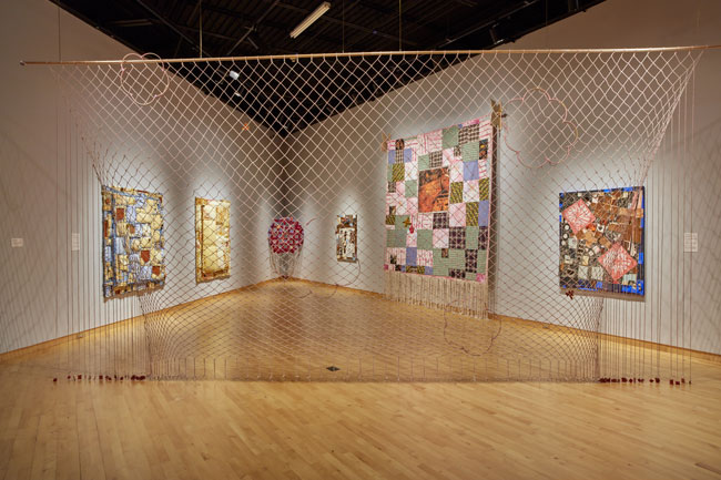 Installation view of Out To Pasture exhibition at USF Contemporary Art Museum. Work by Ian Wilson Photo: Will Lytch.