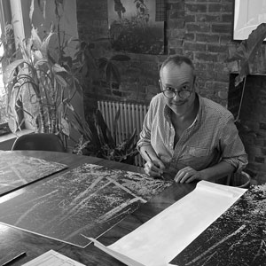 Sebastiaan Bremer signing The Sunken Forest edition. Photography by Tom Pruitt